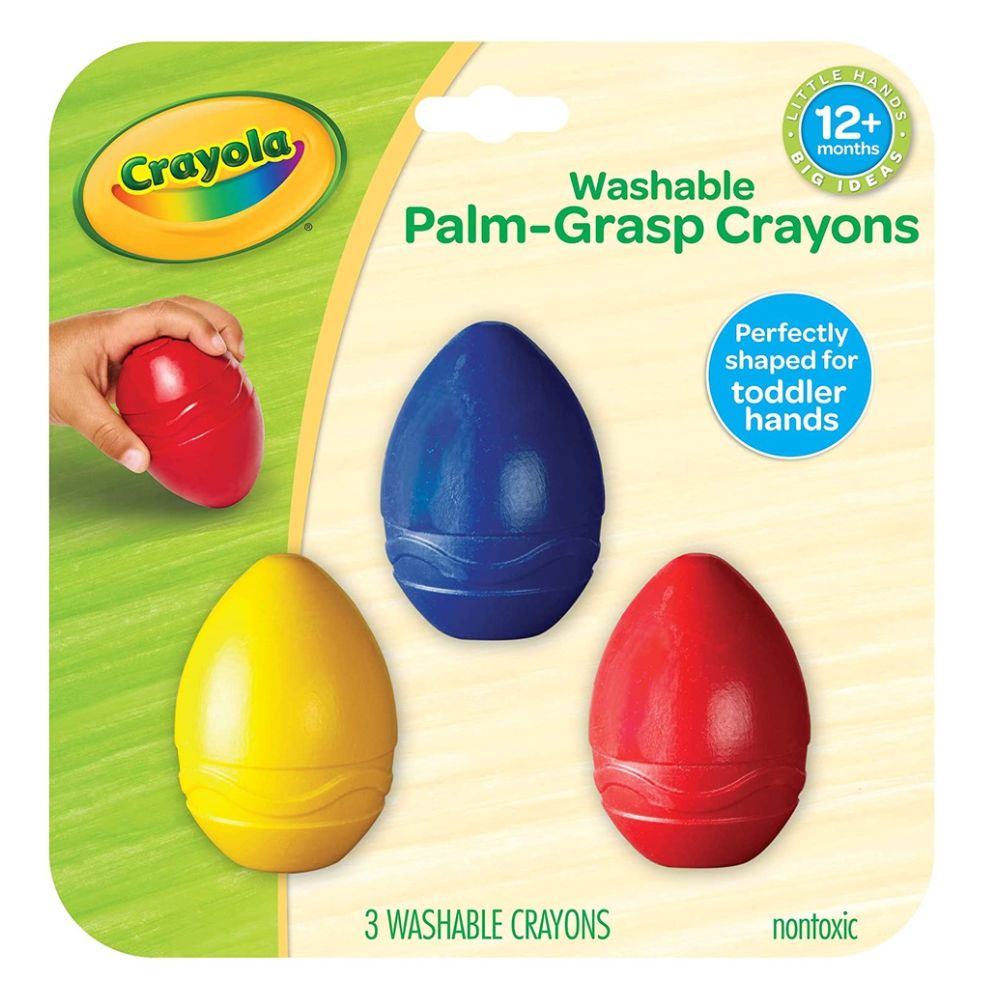 Crayola Washable Palm-Grasp Crayons 12M+