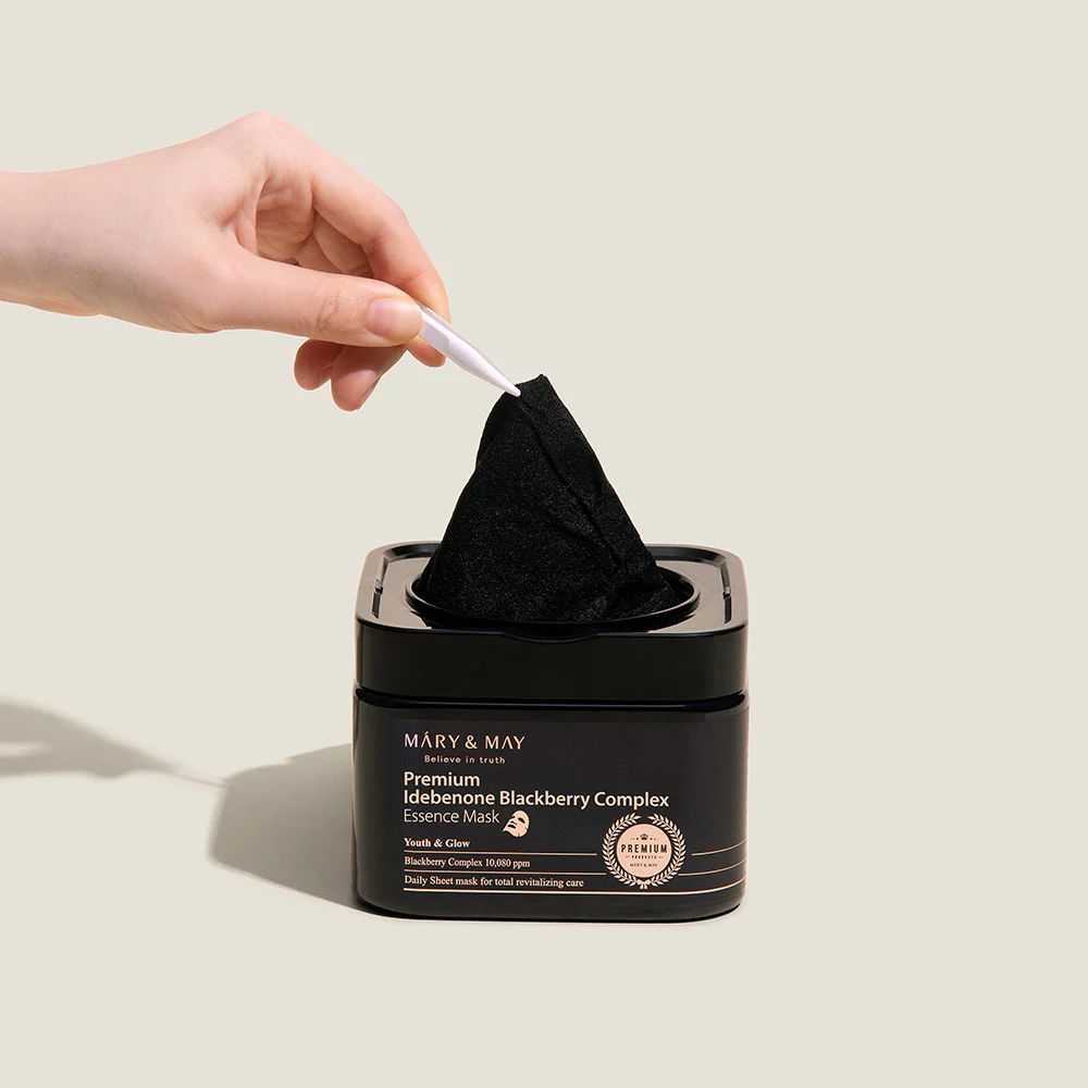 Mary & May Premium Idebenone Blackberry Complex Essence Mask 250g
