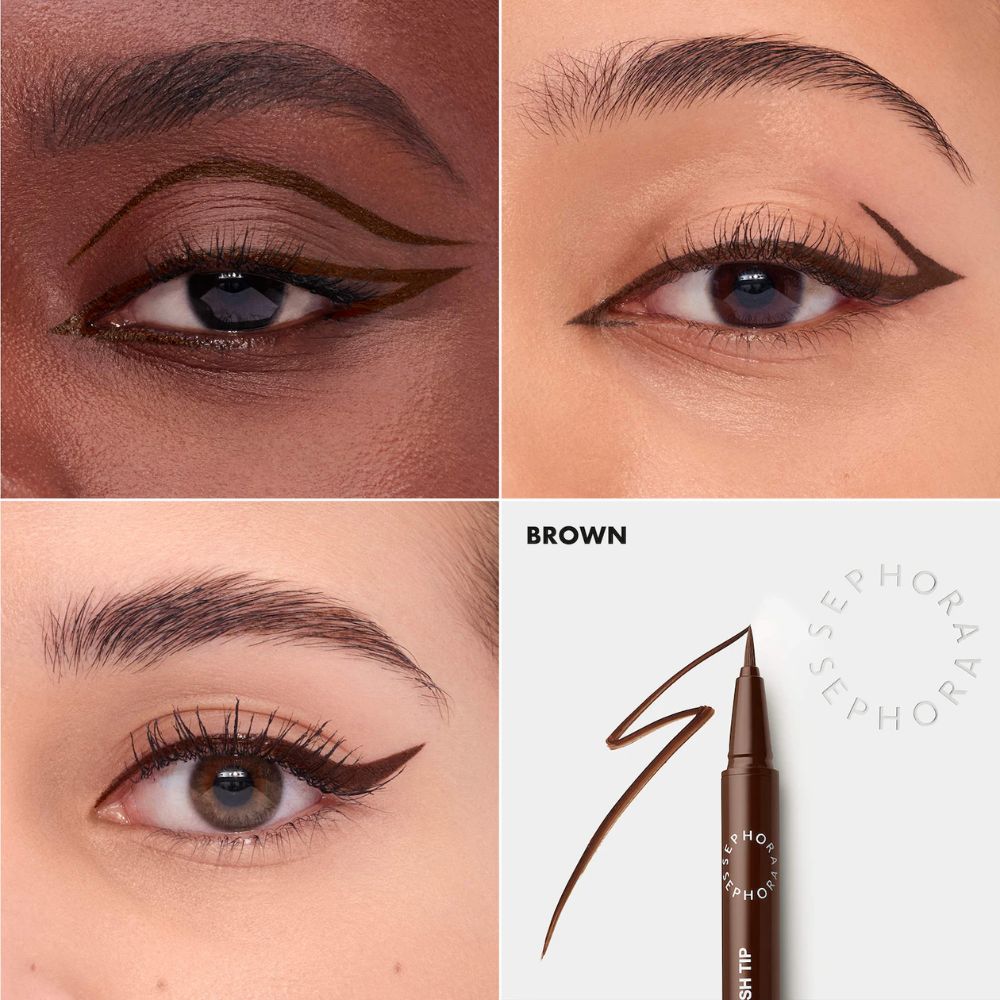 Sephora Brush Tip Liquid Liner Waterproof N°02 Brown 0.40ml