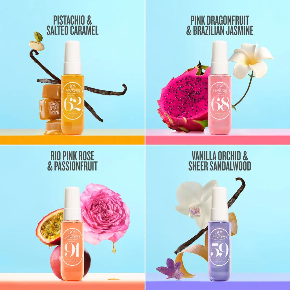 Sol De Janeiro Cheirosa Perfume Mist Best Sellers Set 4 Und