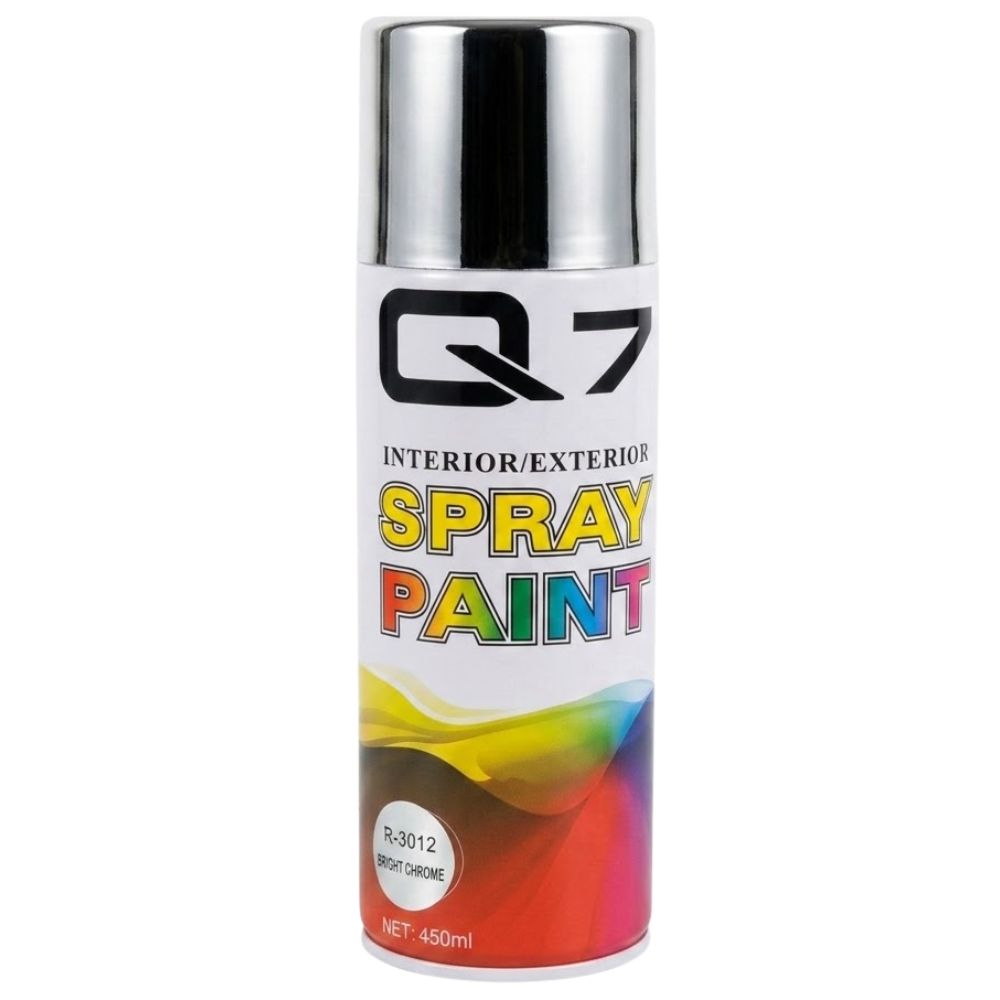 Q7 Pintura en Aerosol Spray Paint R-3012 Cromado 450ml