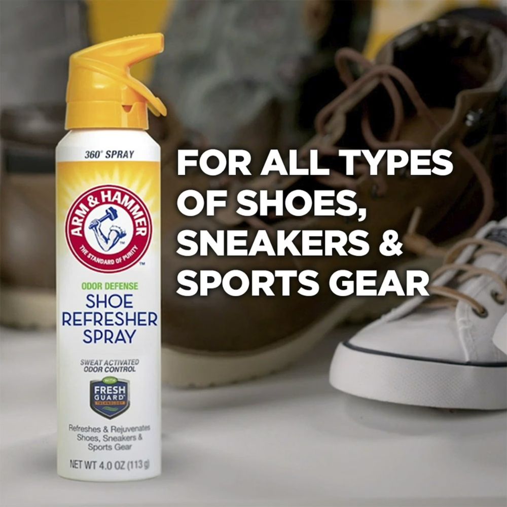 Arm & Hammer Spray Refrescante Para Zapatos Odor Defense 113gr
