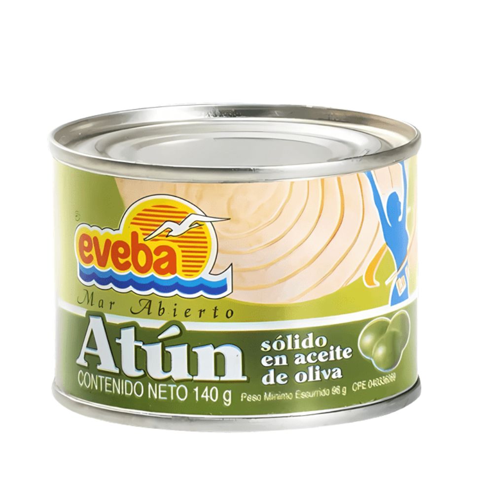 Atún Eveba Solido en Aceite De Oliva 140gr