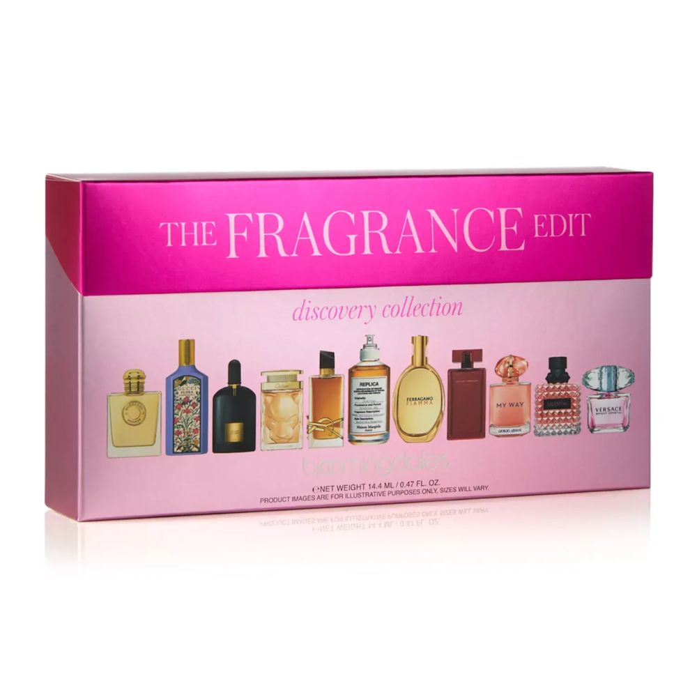Bloomingdale's The Fragrance Edit Discovery Collection For Woman 11 Sample Perfumes
