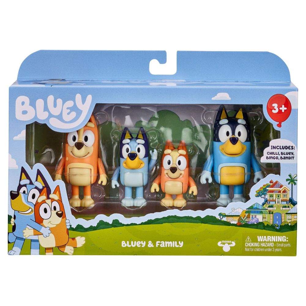 Bluey Y Su Familia Set 4 Und 3+
