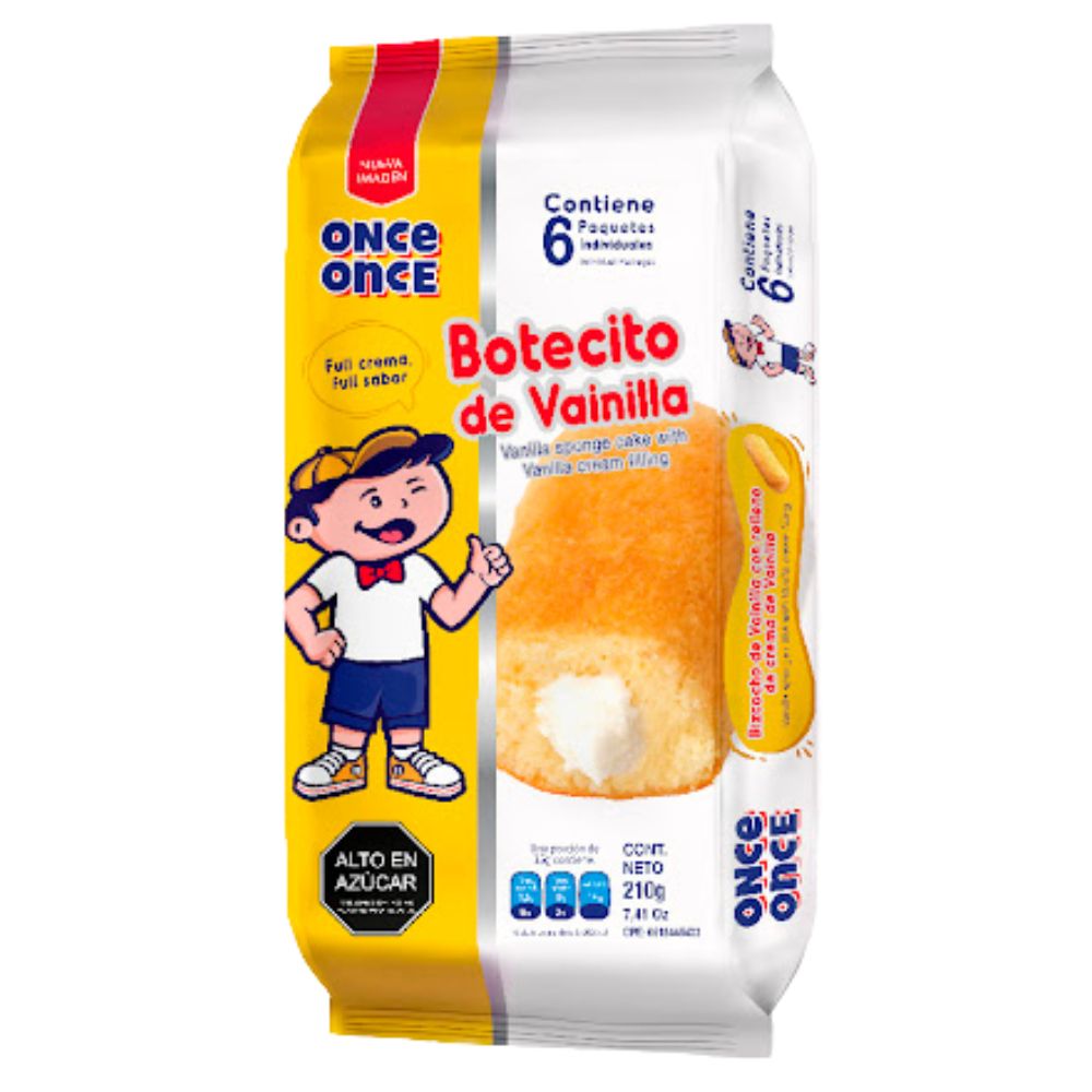 Once Once Botecitos De Vainilla 6 und