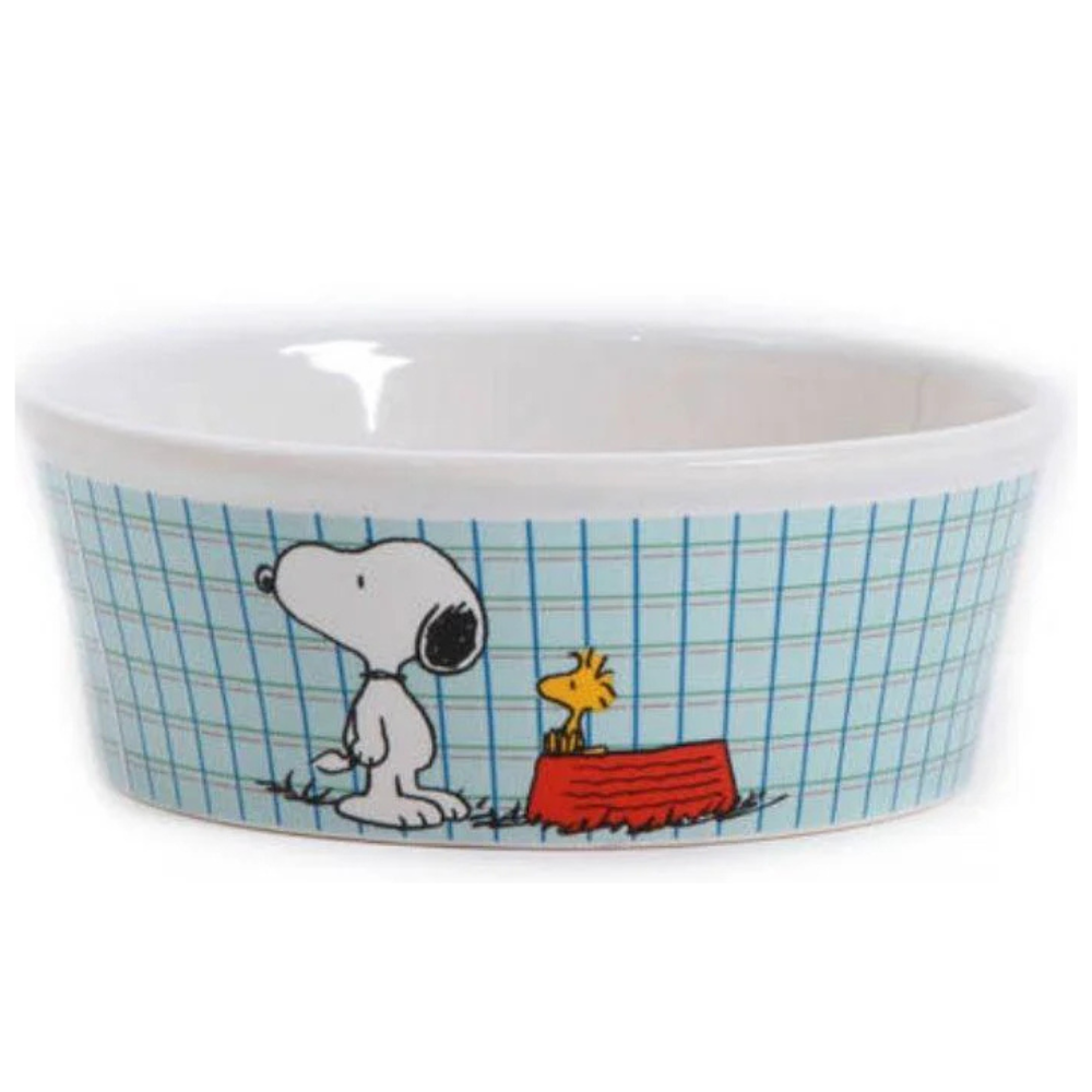 Bowl de Comida para Mascota Snoopy y Woodstock 13cm