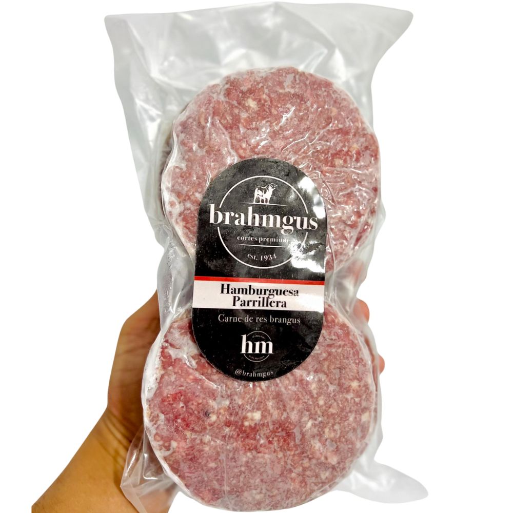 Carne De Hamburguesa Parrillera Brahmgus Meat 6 Und 130gr C/U