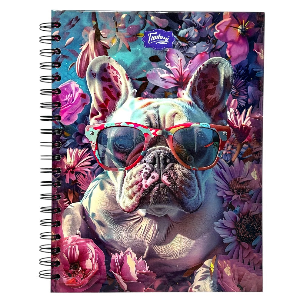 Fantasy Notebook Cuaderno 5 Materias Tapa Dura Diseños Surtidos