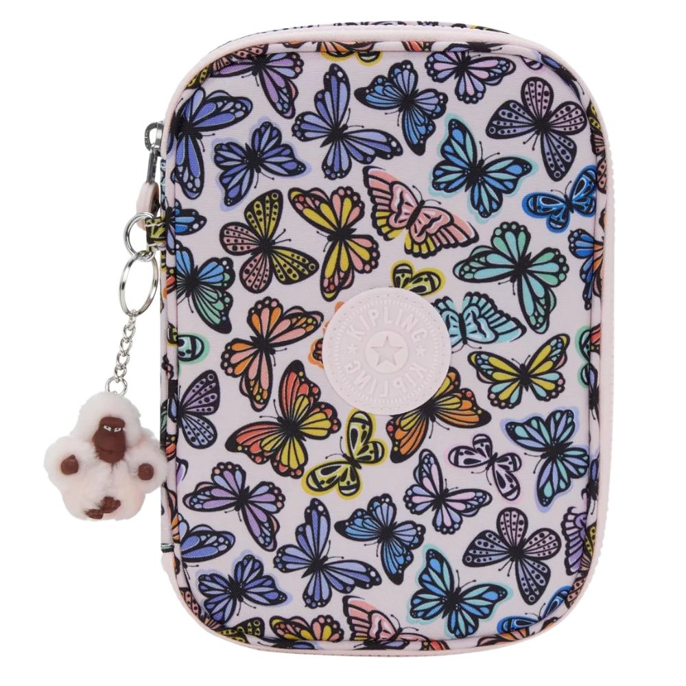 Kipling Cartuchera 100 Pens Butterfly Days