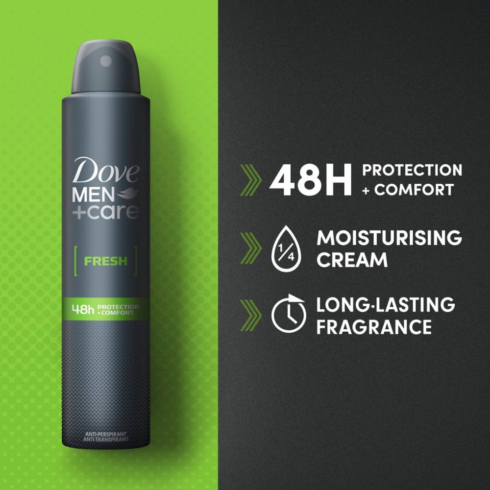 Dove Men Desodorante Grande Care Spray Extra Fresh 200 ml