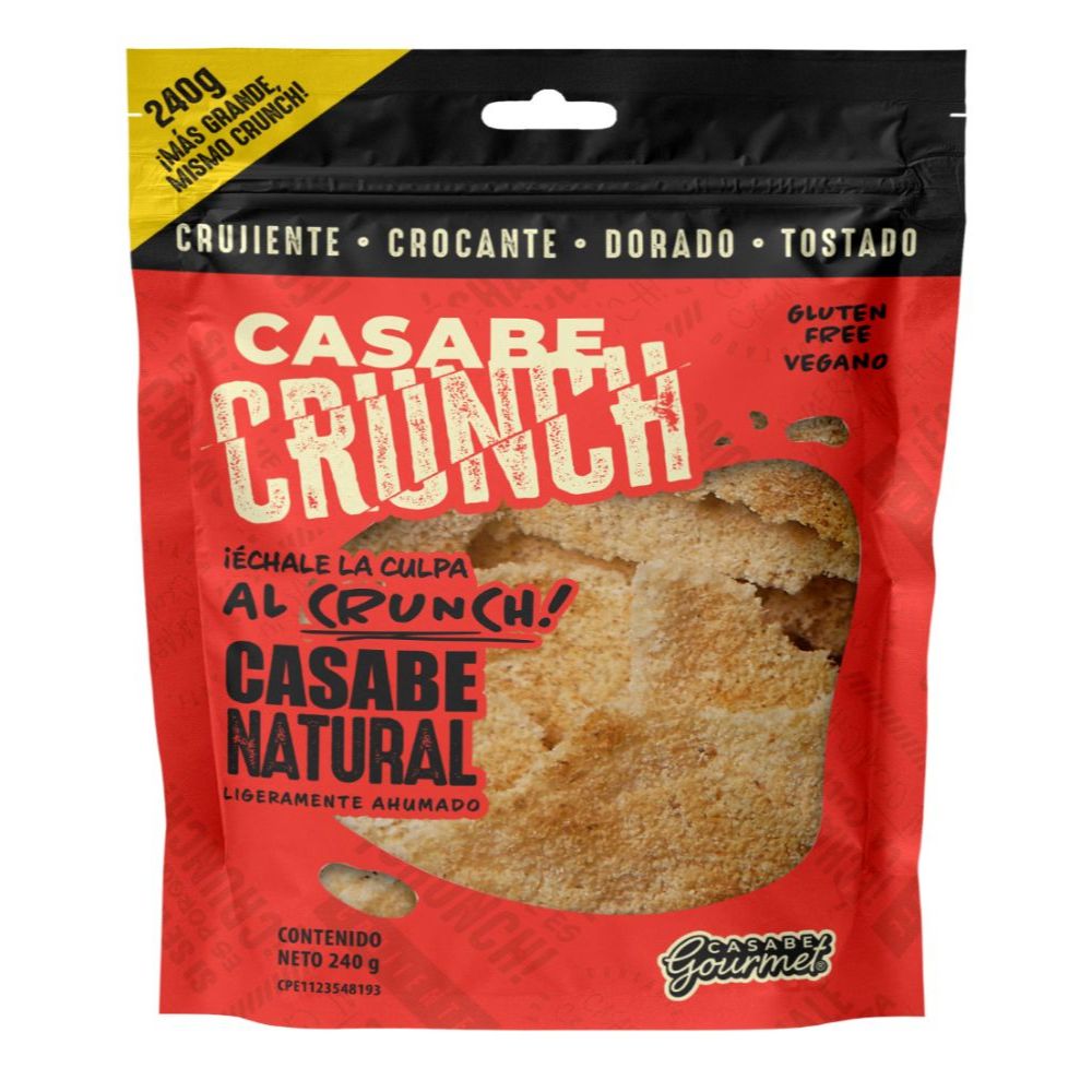 Casabe Gourmet Casabe Crunch Natural 240gr