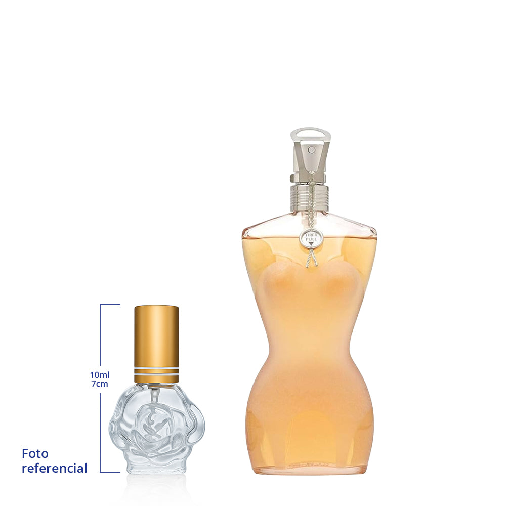 Jean Paul Gaultier Classique Decant Travel Size 5ml y 10ml de 75 a 150 Sprays Eau De Toilette For Woman 10ml