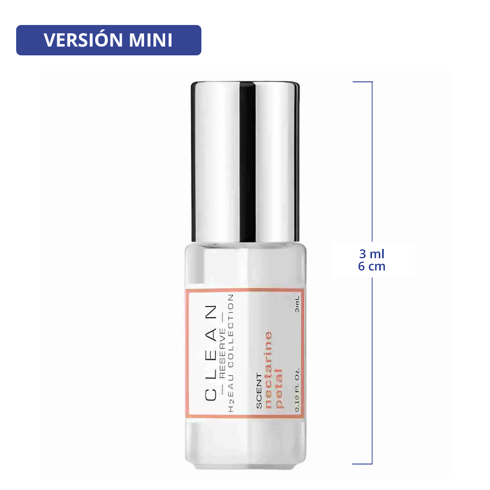 Clean Reserve MINI H2 Eau Collection Scent Nectarine Petal 3ml