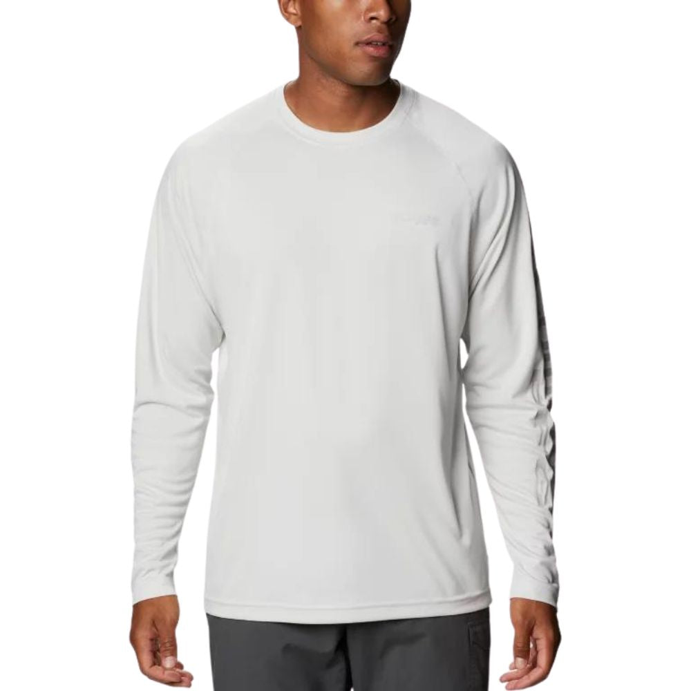Columbia Franela para Caballeros Terminal Tackle Heather LS Shirt