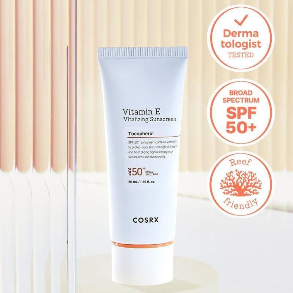 COSRX Vitamin E Vitalizing Sunscreen Tocopherol 50 SPF 50ml