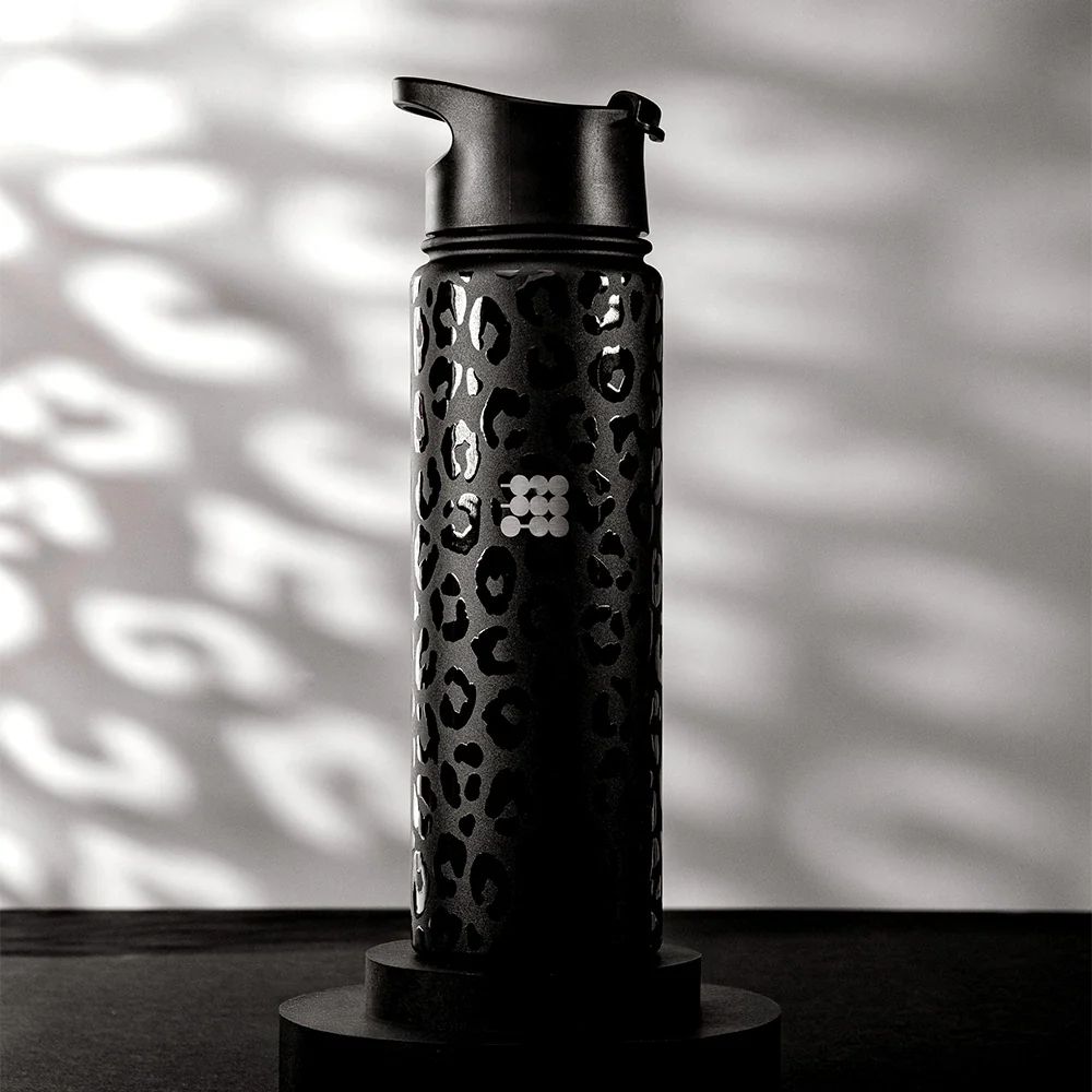 Cubitt Termo Hydro Bottle Black Cheetah 24 oz - 709 ml