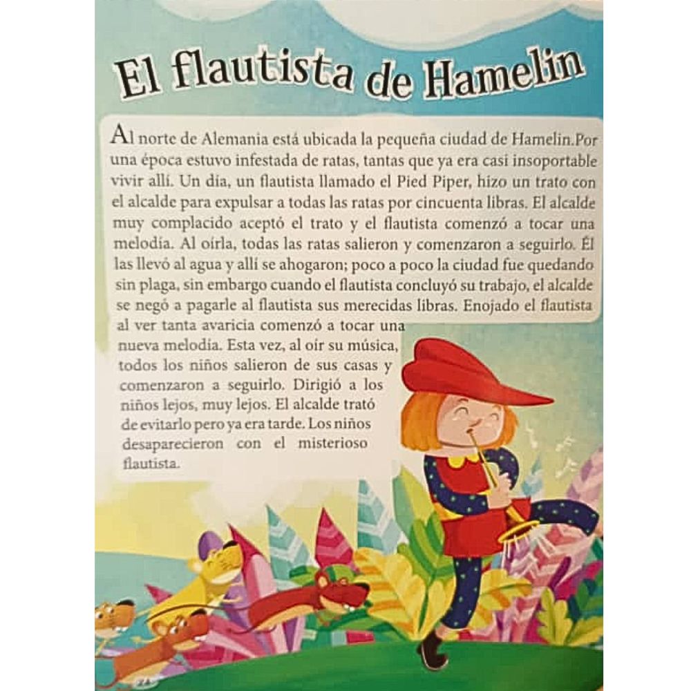 Libro De Lectura Cuentos Que Debes Saber 12 Historias de los Hermanos Grimm Y Perrault 24 pag