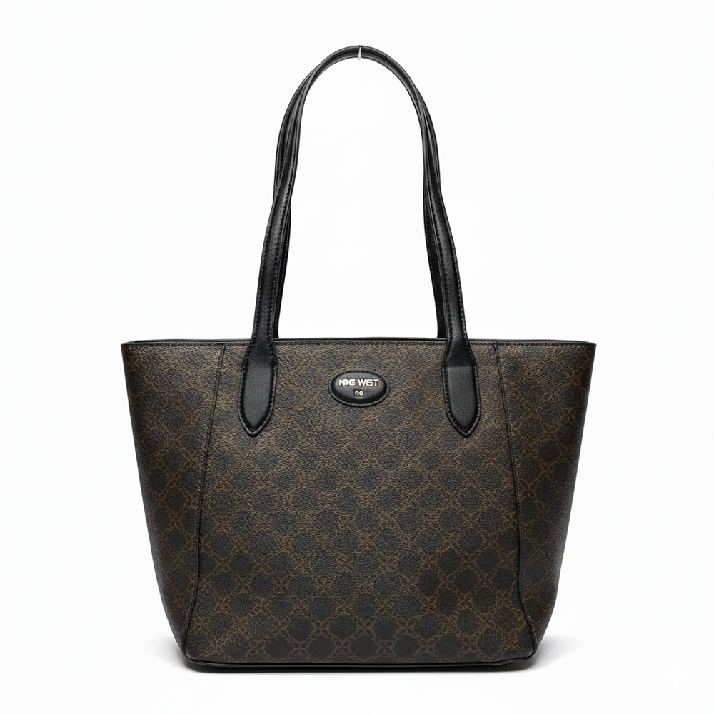 Nine West Cartera Adeline Brown Logo Black