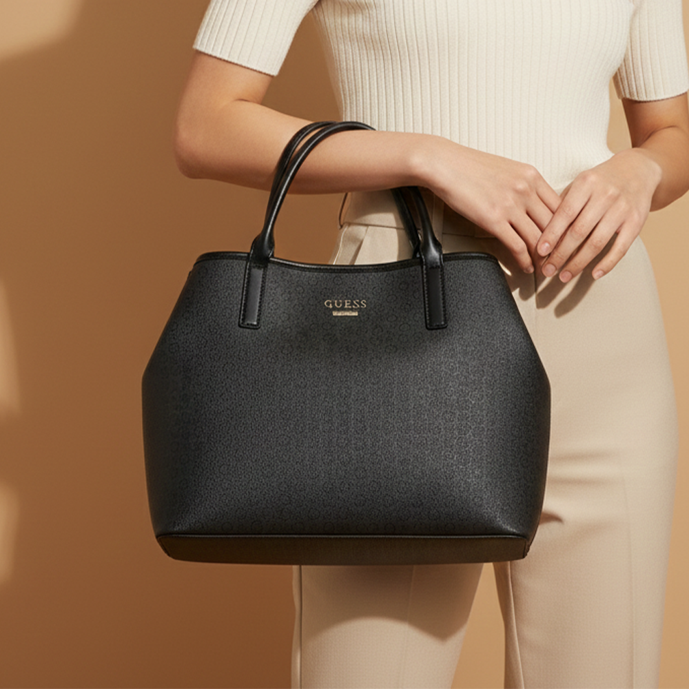 Guess Cartera Tote Portini Coal