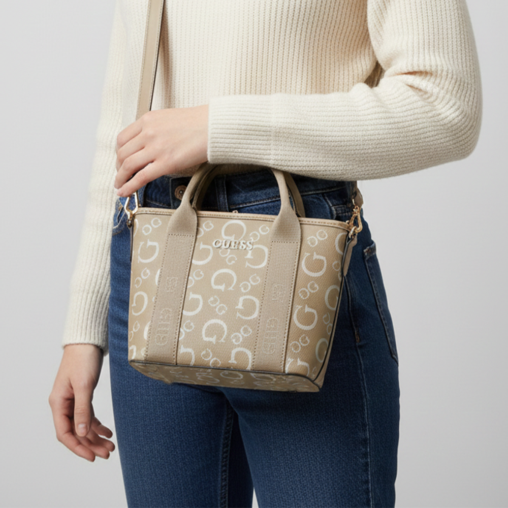 Guess Cartera Crossbody & Handbag Beige