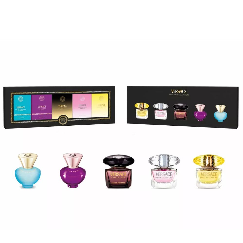 Versace Eros Miniature Collection Eau De Fragrance Pour Homme 5x5ml