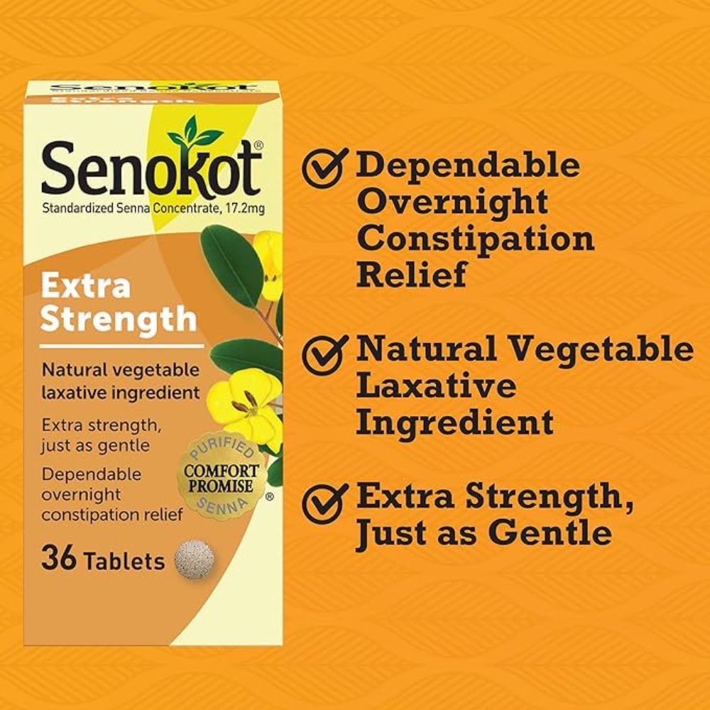 Senokot Extra Strength 36 Tablets