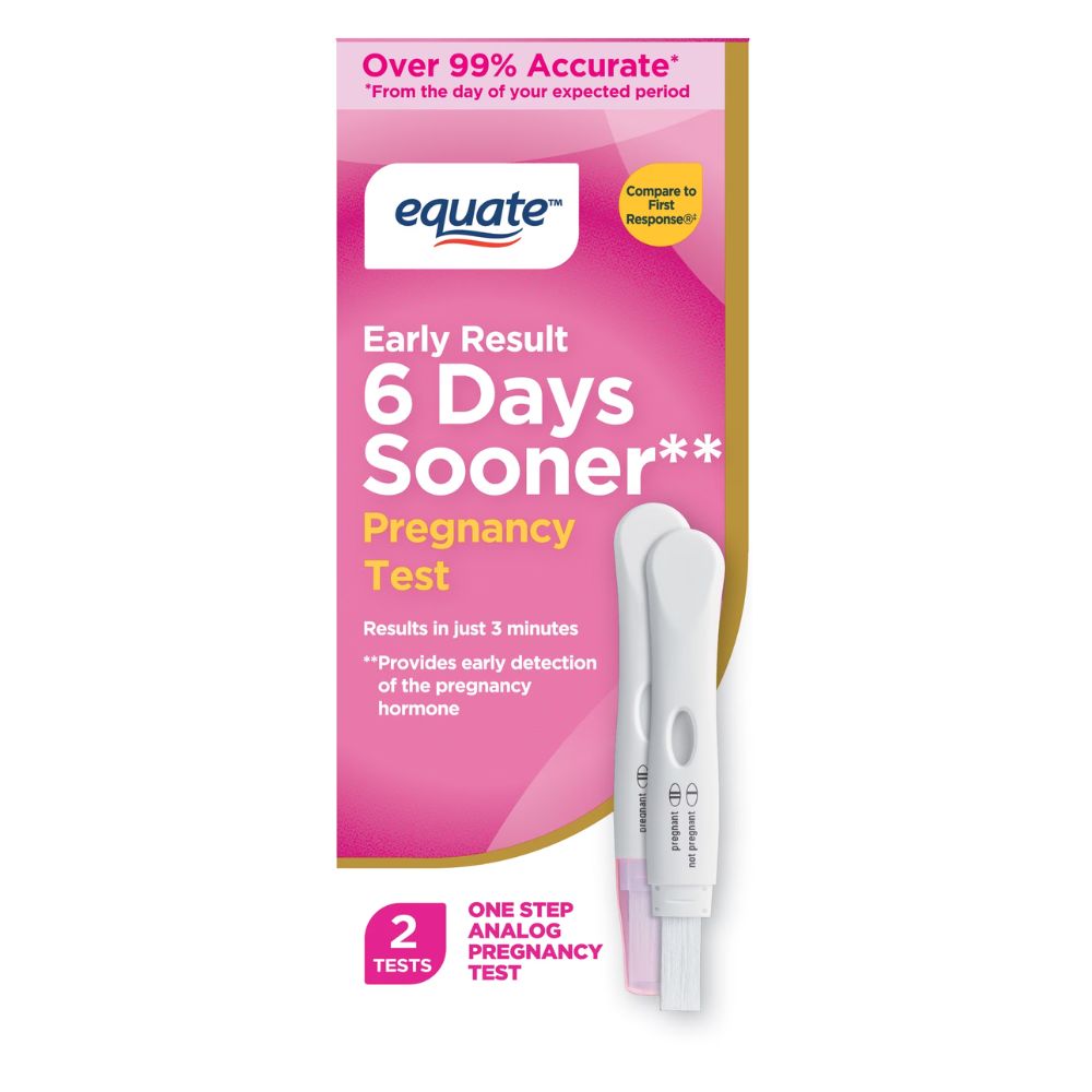 Equate Prueba Embarazo Early Result 6 Days Sooner 2 Tests
