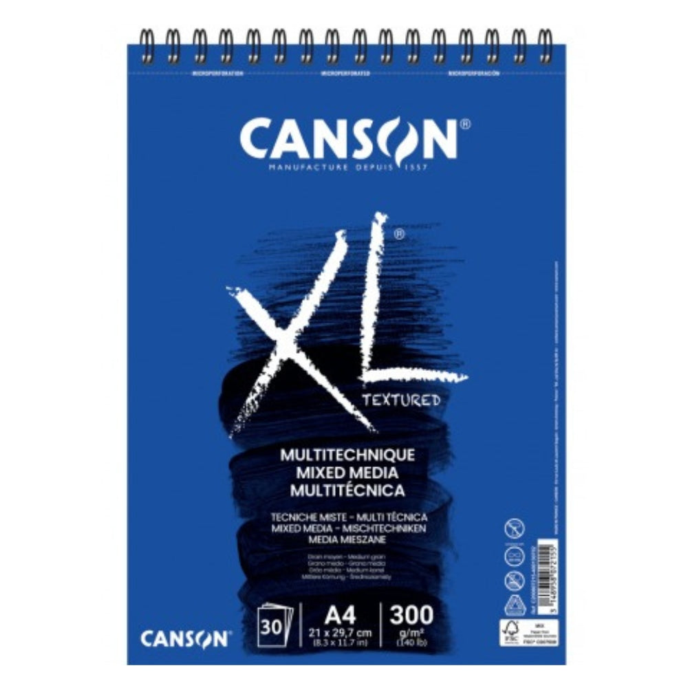 Canson Block Multitécnica XL A4 30 Hojas 21 x 29.7cm