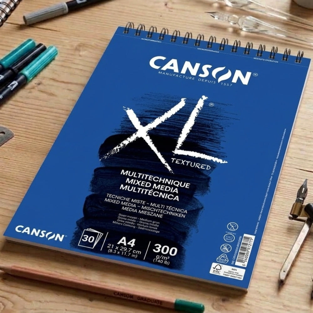 Canson Block Multitécnica XL A4 30 Hojas 21 x 29.7cm
