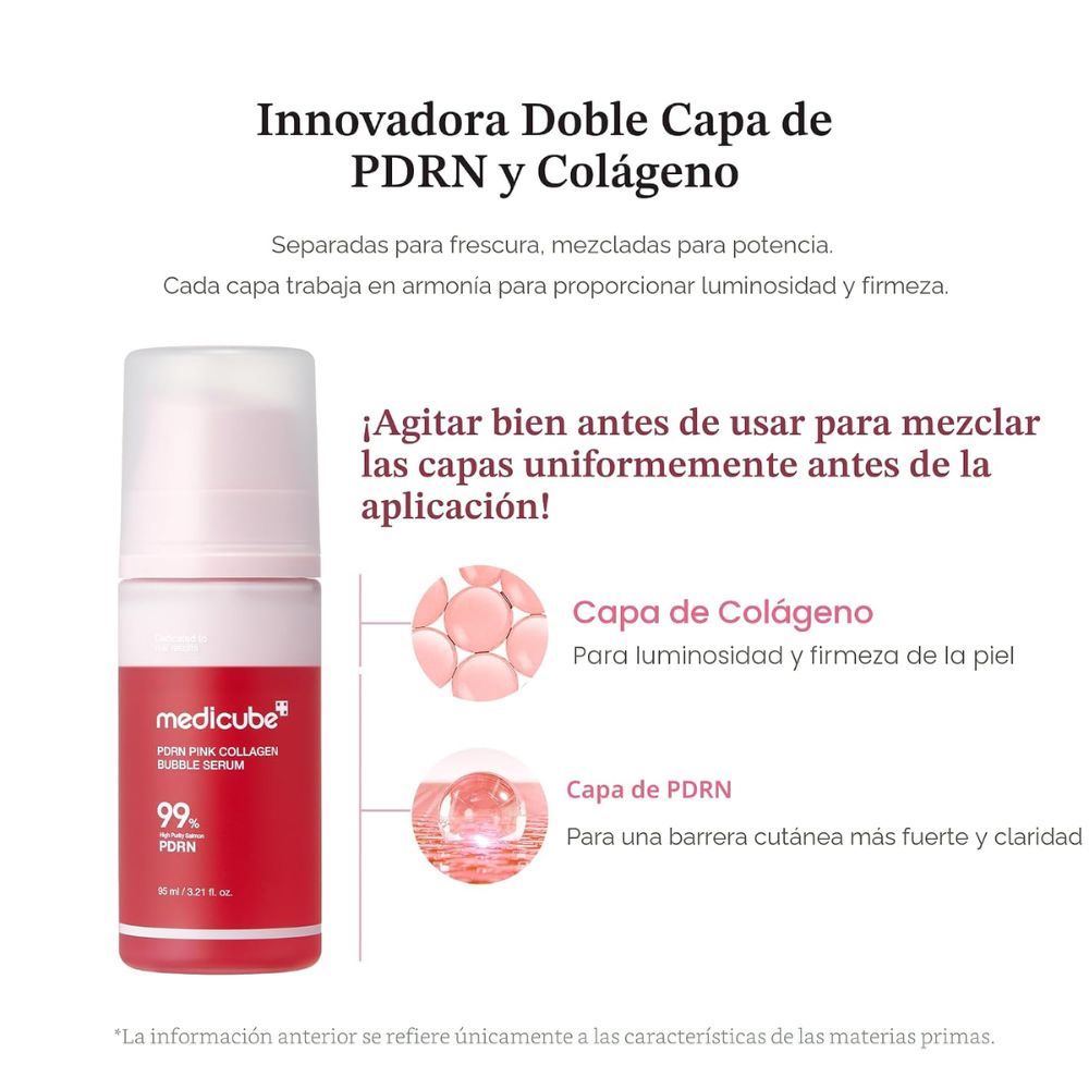 Medicube PDRN Pink Collagen Bubble Serum 95ml