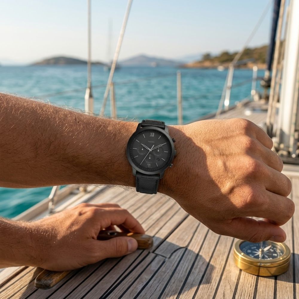 Fossill Reloj Para Caballeros Black