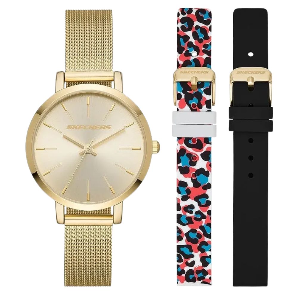 Skechers Set Reloj y Correas Para Damas