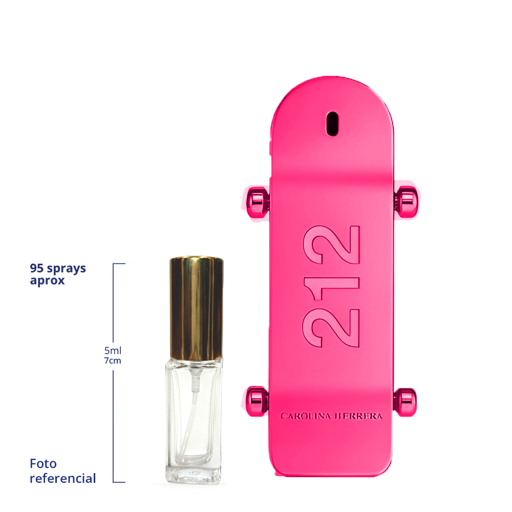 Carolina Herrera 212 Heroes Forever Young Decant Travel Eau De Parfum For Woman