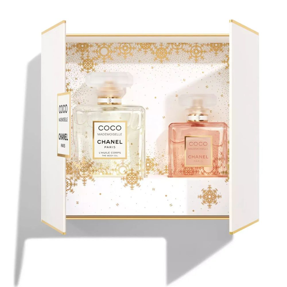 Chanel Coco Mademoiselle Eau de Parfum 50ml & Huile Corps Body Oil 100ml For Women