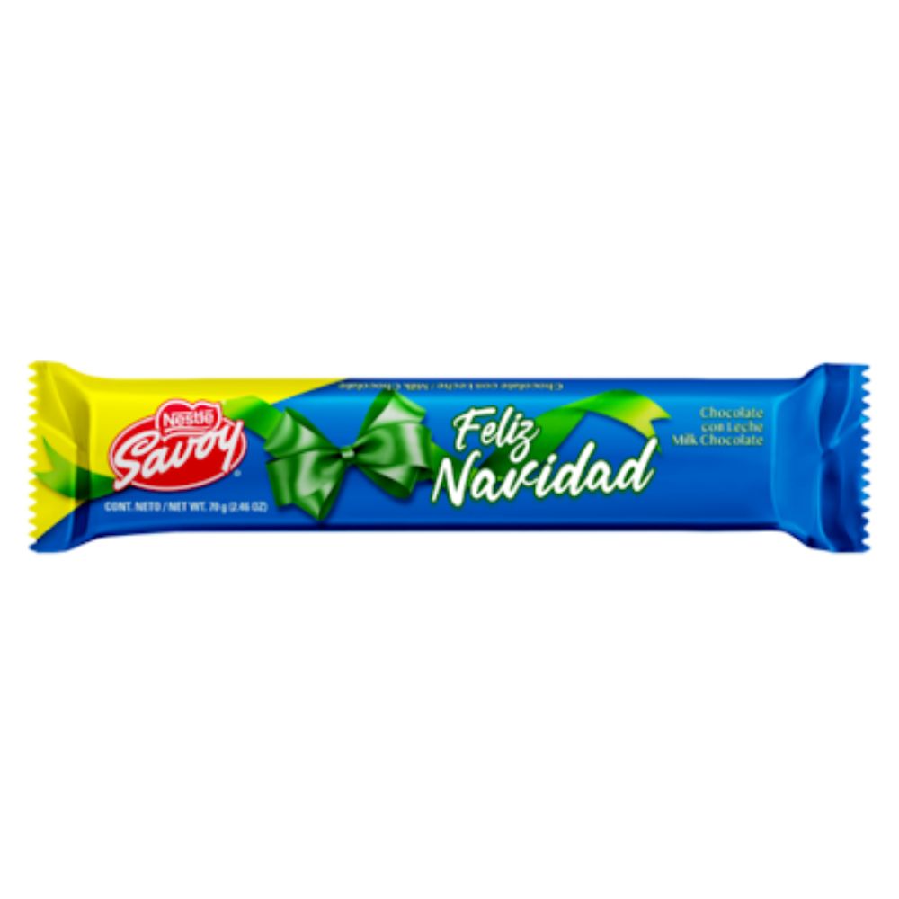 Chocolate Savoy De Leche Grande 70gr