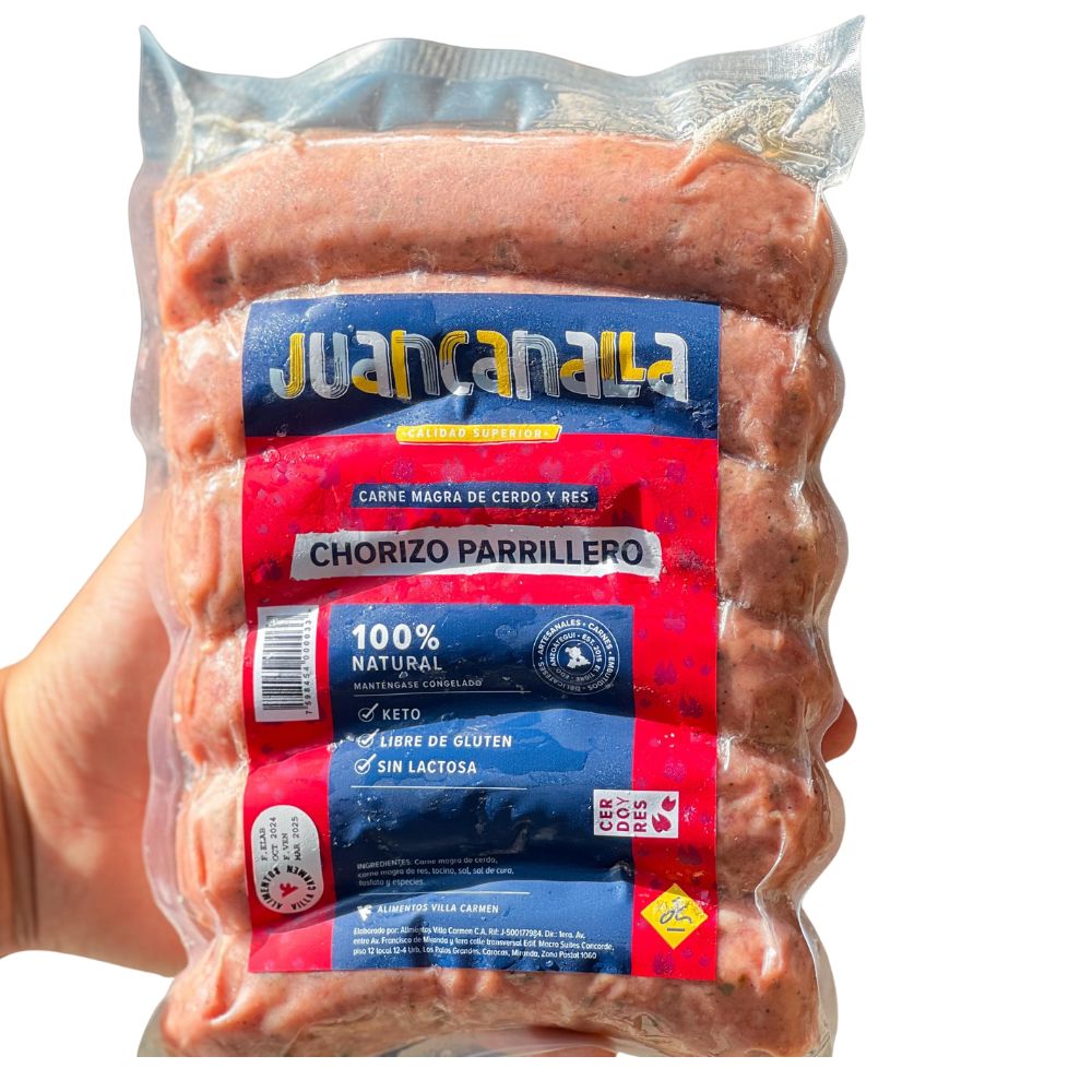 Chorizo Parrillero Juan Canalla 6 Und 700gr