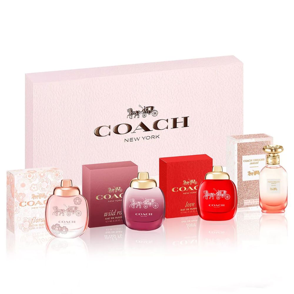 Coach New York Set Mini Perfumes For Woman 4x4.5ml