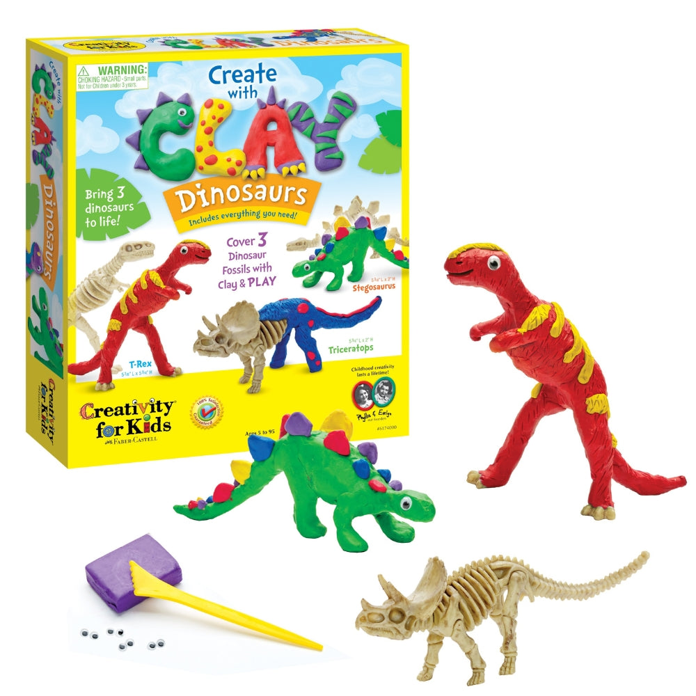 Creativity For Kids Create With Clay Dinosaurs 5+