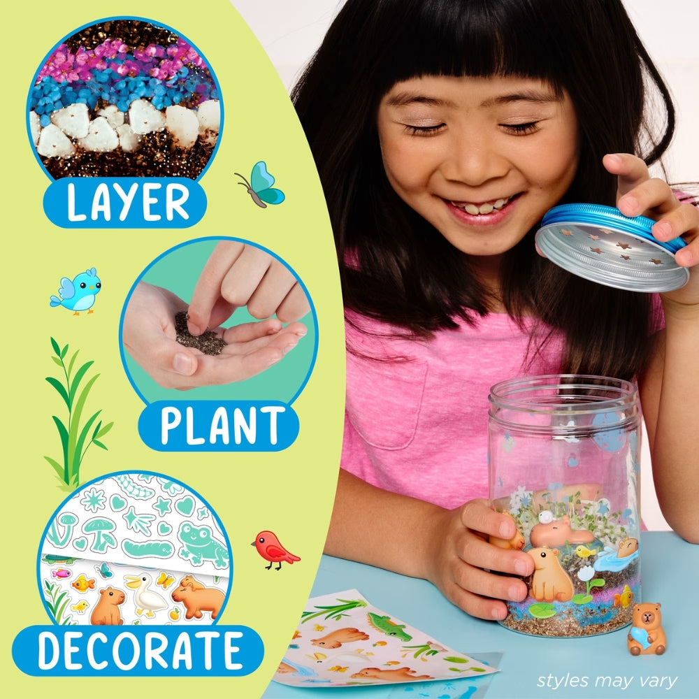 Creativity For Kids Grow'n Glow Terrarium Contents 6+