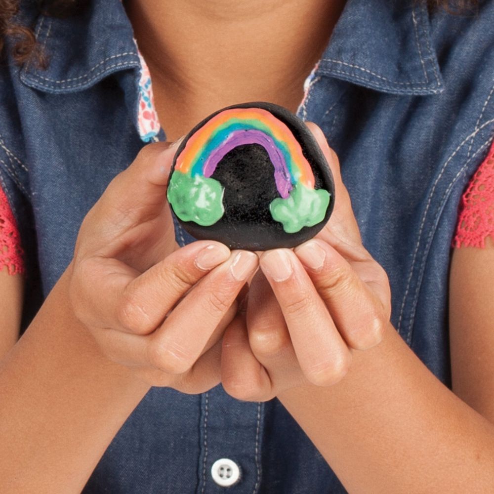 Creativity For Kids Glow In The Dark Rock Painting Kit 6+