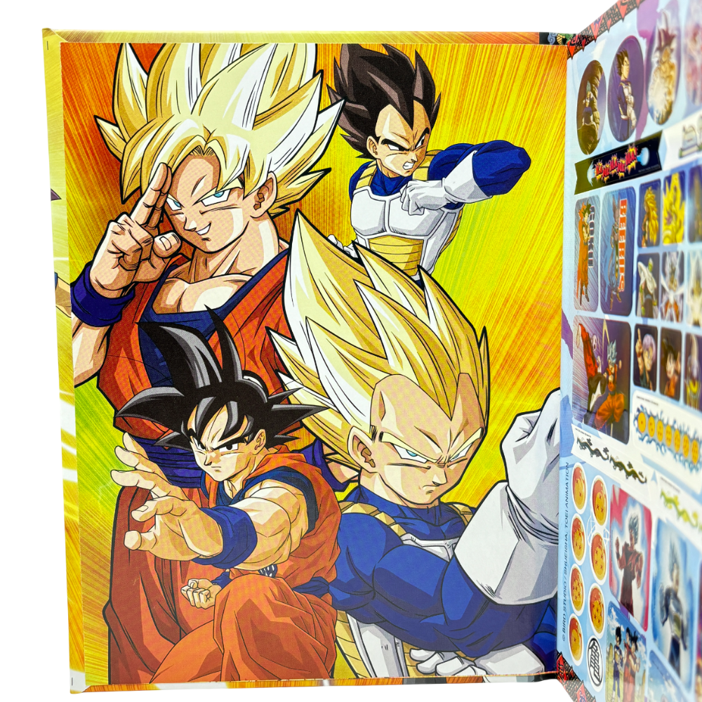 Norma Cuaderno Cocida Dragon Ball Pasta Dura 100 Hojas Con Stickers Diseños Surtidos