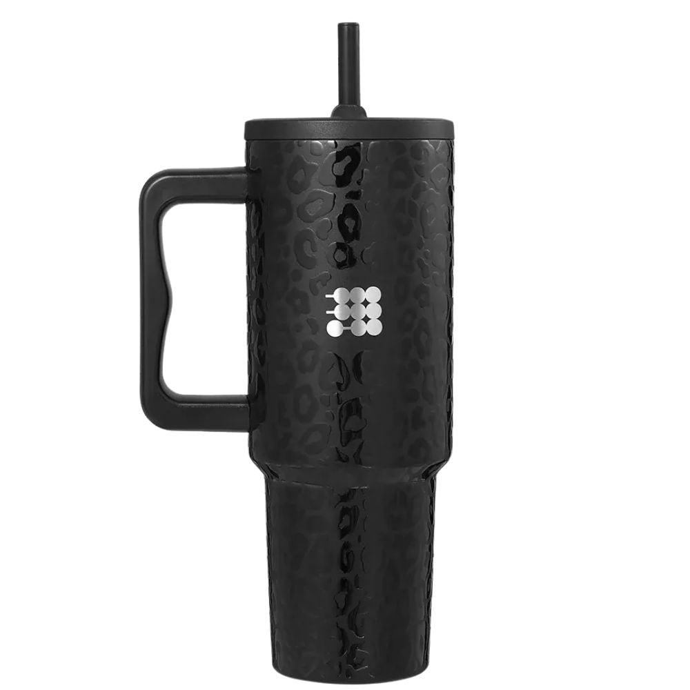 Cubitt Termo Tumbler Spill-Free Black Cheeta