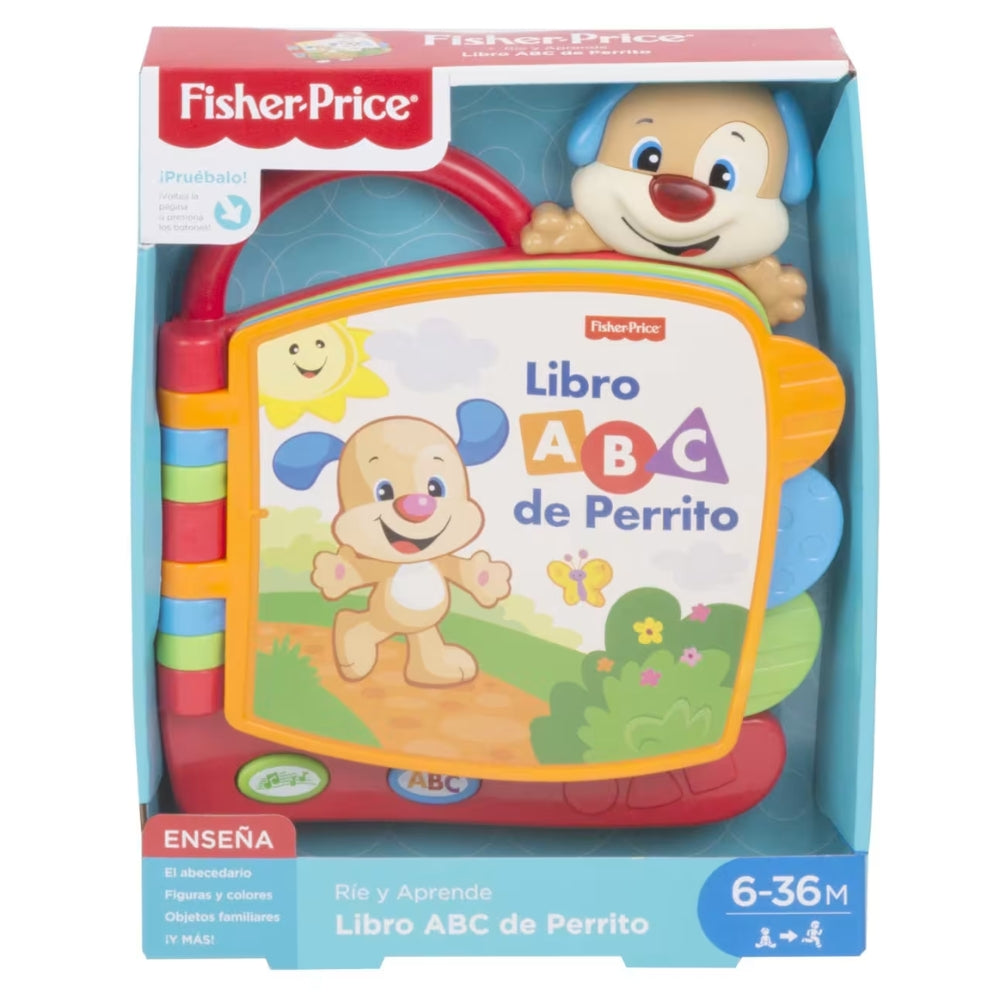 Fisher Price Aprende Libro ABC de Perrito 6 - 36m
