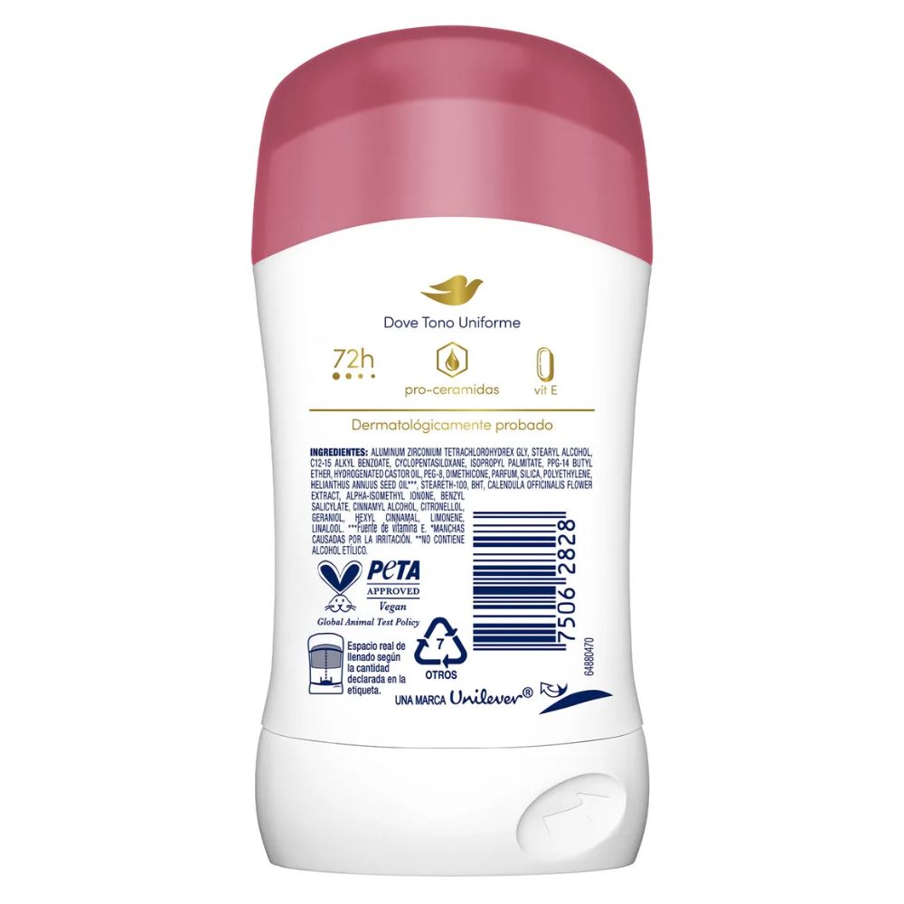 Dove Desodorante Tono Uniforme Barra 45g