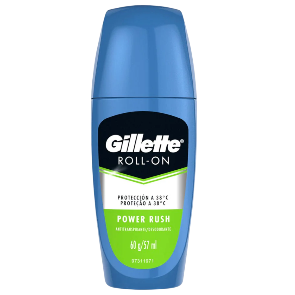 Desodorante Gillette Roll-On Power Rush Caballero 57ml