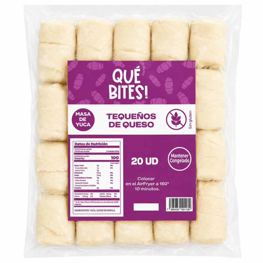 Que Bites Tequeños de Queso de Bufala 20 Und