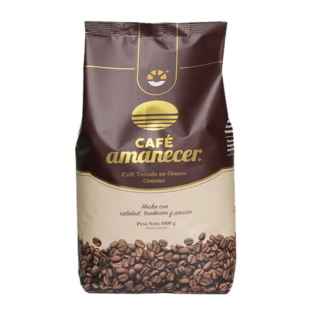 Cafe Amanecer Tostado En Granos Goumert 1 Kg