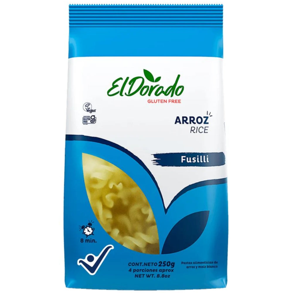 El Dorado Pasta De Arroz Fusilli 250 gr