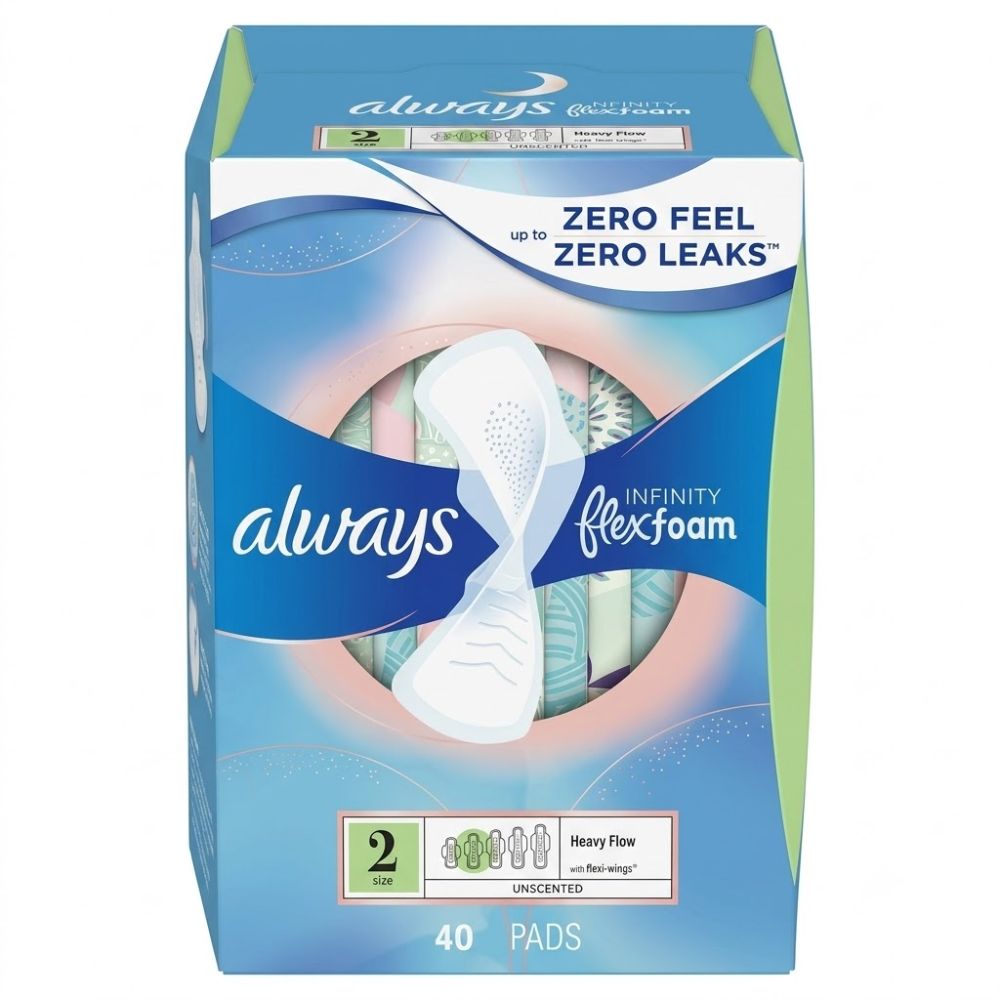 Always Infinity Flex Foam Size 2 40 Und